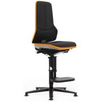 bimos Neon Hochstuhl Supertec Flexband orange Sitz 590-870 mm Synchrontechnik von Bimos