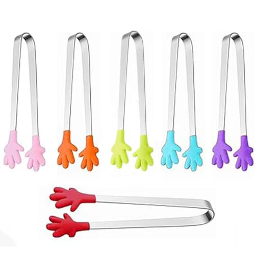 BinPhorm Mini Zange, 6 PCS Multifunktionale Mini Greifzange, Silikon, rostfreier Stahl, 12,5 cm x 2,5 cm, Mehrfarbig, 6 Stück BinPhorm Mini Zange, 6 PCS Multifunktionale Mini Greifzange, Silikon, rostfreier Stahl, 12,5 cm x 2,5 cm, Mehrfarbig, 6 Stück von BinPhorm