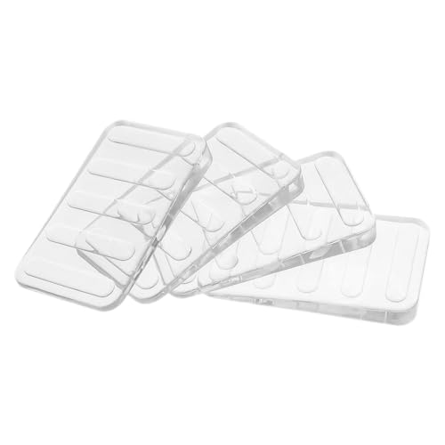 Türstopper Keile aus Gummi,4 PCS Möbelkeile & Ausgleichsplättchen für alle Böden rutschfeste & Kratzfeste Türkeil Möbelunterlegscheiben zum Nivellieren Plastic Shims for Leveling von BinPhorm