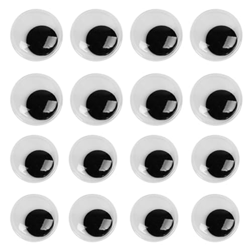 16 Stück Wackelaugen Selbstklebend Groß Wackelaugen GroßE Bastelaugen Kulleraugen Selbstklebend Aufkleben Googly Eyes Aufkleber Augen zum Basteln Auxiliary Klebeaugen Selbstklebend Caikailior Big Eyes von BinXiaoQin