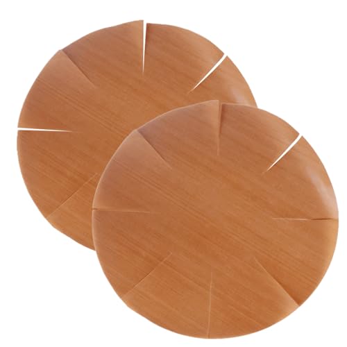 2 Stück Dauerbackfolie für Backofen Airfryer HeißLuftfritteuse Backpapier Wiederverwendbares Backpapier für HeißLuftfritteuse Rund Backfolie Wiederverwendbar Matten Backblech (rundes Papier) von BinXiaoQin
