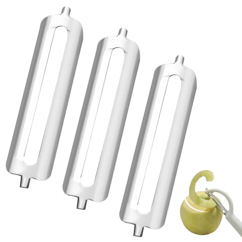 3 Stück Für Tupperware SchäLer Ersatzklingen KartoffelschäLer SparschäLer Tupper GemüSeschäLer SpargelschäLer KüChe Tupper SparschäLer Tupperware SparschäLer Stahl Potato SchäLmesser von BinXiaoQin