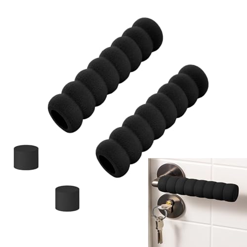 2 Stück Türklinkenpuffer,Türgriff Schutz,Türgriff Stopper,Türstopper Griff Antistatische,Schaumstoff Türstopper Klinke,Wandschutz Türklinke,Door Handle Buffers für Schutz Wänden und Möbeln(Schwarz) 2 Stück Türklinkenpuffer,Türgriff Schutz,Türgriff Stopper,Türstopper Griff Antistatische,Schaumstoff Türstopper Klinke,Wandschutz Türklinke,Door Handle Buffers für Schutz Wänden und Möbeln(Schwarz) von BinXiaoQin