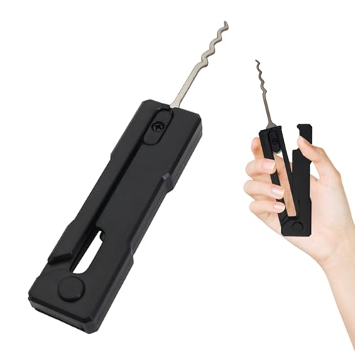 Lockpicking Set,Lock Picking Tool Set Tragbares,Gravpick Faltbare,Schloss Knacken Set,Lock Picking Fidget Profi,Hook Türöffnungswerkzeug,für Haushalt und Locksmith des Schlossöffner Werkzeug(Schwarz) Lockpicking Set,Lock Picking Tool Set Tragbares,Gravpick Faltbare,Schloss Knacken Set,Lock Picking Fidget Profi,Hook Türöffnungswerkzeug,für Haushalt und Locksmith des Schlossöffner Werkzeug(Schwarz) von BinXiaoQin