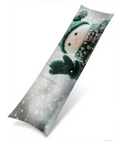 Seitenschläferkissen 120 x 40 cm 1er Set Grün Weich Samt Body Pillow Kissenbezüge, mit Reißverschluss Weihnachten Muster langes Kissen Seitenschläfer, Beidseitiger Druck Side Sleeper Pillow B1-494 Seitenschläferkissen 120 x 40 cm 1er Set Grün Weich Samt Body Pillow Kissenbezüge, mit Reißverschluss Weihnachten Muster langes Kissen Seitenschläfer, Beidseitiger Druck Side Sleeper Pillow B1-494 von Binaoung