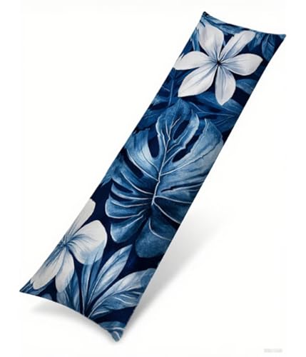 Seitenschläferkissen 135 x 50 cm 1er Set Blau Weich Samt Body Pillow Kissenbezüge, mit Reißverschluss Monstera Muster langes Kissen Seitenschläfer, Beidseitiger Druck Side Sleeper Pillow B1-528 Seitenschläferkissen 135 x 50 cm 1er Set Blau Weich Samt Body Pillow Kissenbezüge, mit Reißverschluss Monstera Muster langes Kissen Seitenschläfer, Beidseitiger Druck Side Sleeper Pillow B1-528 von Binaoung