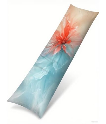 Seitenschläferkissen 135 x 50 cm 1er Set Einfach Weich Samt Body Pillow Kissenbezüge, mit Reißverschluss Blumen Muster langes Kissen Seitenschläfer, Beidseitiger Druck Side Sleeper Pillow B1-148 Seitenschläferkissen 135 x 50 cm 1er Set Einfach Weich Samt Body Pillow Kissenbezüge, mit Reißverschluss Blumen Muster langes Kissen Seitenschläfer, Beidseitiger Druck Side Sleeper Pillow B1-148 von Binaoung