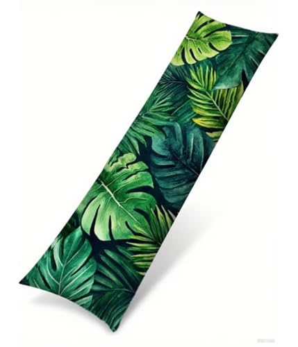 Seitenschläferkissen 135 x 50 cm 1er Set Grün Weich Samt Body Pillow Kissenbezüge, mit Reißverschluss Tropisch Muster langes Kissen Seitenschläfer, Beidseitiger Druck Side Sleeper Pillow B1-236 Seitenschläferkissen 135 x 50 cm 1er Set Grün Weich Samt Body Pillow Kissenbezüge, mit Reißverschluss Tropisch Muster langes Kissen Seitenschläfer, Beidseitiger Druck Side Sleeper Pillow B1-236 von Binaoung