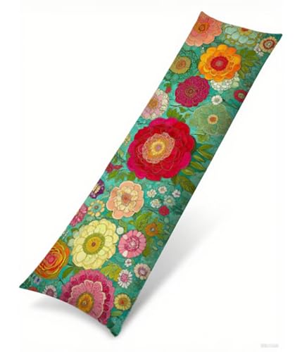 Seitenschläferkissen 180 x 50 cm 1er Set Grün Samt Body Pillow Kissenbezüge, mit Unsichtbarem Reißverschluss Blume Muster langes Kissen Seitenschläfer, Beidseitiger Druck Side Sleeper Pillow B1-542 Seitenschläferkissen 180 x 50 cm 1er Set Grün Samt Body Pillow Kissenbezüge, mit Unsichtbarem Reißverschluss Blume Muster langes Kissen Seitenschläfer, Beidseitiger Druck Side Sleeper Pillow B1-542 von Binaoung