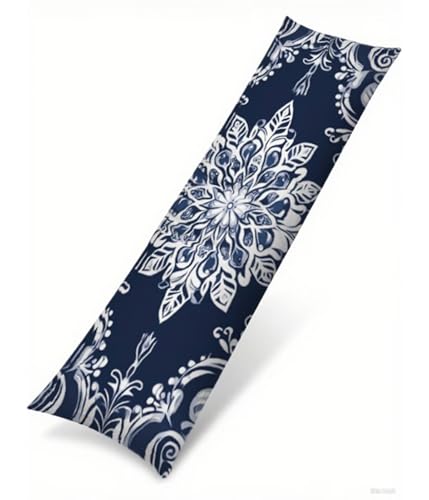 Seitenschläferkissen Bezug 30 x 105 cm Marineblau Kissenbezug Boho Muster Side Sleeper Pillow Case, Doppelseitig Drucken Samt Body Pillow Langes Kissen Seitenschläfer Schwangerschafts kissen B1-455 Seitenschläferkissen Bezug 30 x 105 cm Marineblau Kissenbezug Boho Muster Side Sleeper Pillow Case, Doppelseitig Drucken Samt Body Pillow Langes Kissen Seitenschläfer Schwangerschafts kissen B1-455 von Binaoung