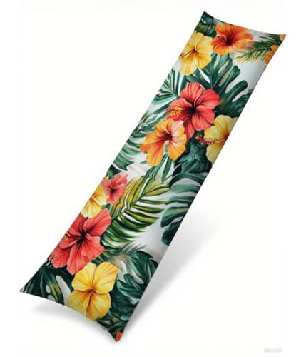 Seitenschläferkissen Bezug 40 x 120 cm Tropisch Kissenbezug Blume Muster Side Sleeper Pillow Case, Doppelseitig Drucken Samt Body Pillow Langes Kissen Seitenschläfer Schwangerschafts kissen B1-535 Seitenschläferkissen Bezug 40 x 120 cm Tropisch Kissenbezug Blume Muster Side Sleeper Pillow Case, Doppelseitig Drucken Samt Body Pillow Langes Kissen Seitenschläfer Schwangerschafts kissen B1-535 von Binaoung