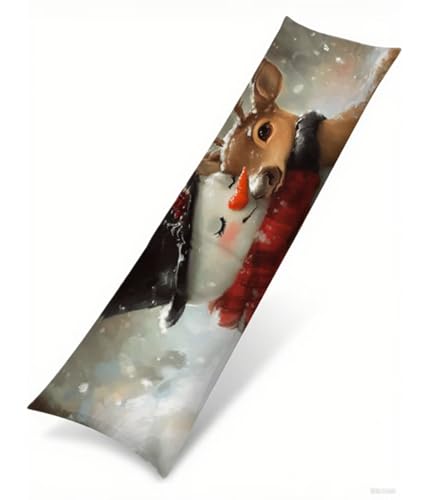 Seitenschläferkissen Bezug 40 x 120 cm Weihnachten Kissenbezug Tier Muster Side Sleeper Pillow Case, Doppelseitig Drucken Samt Body Pillow Langes Kissen Seitenschläfer Schwangerschafts kissen B1-495 Seitenschläferkissen Bezug 40 x 120 cm Weihnachten Kissenbezug Tier Muster Side Sleeper Pillow Case, Doppelseitig Drucken Samt Body Pillow Langes Kissen Seitenschläfer Schwangerschafts kissen B1-495 von Binaoung