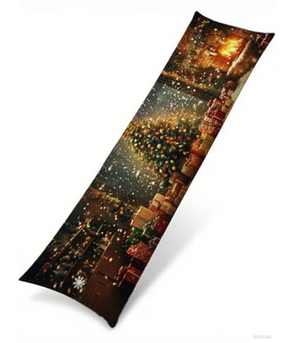 Seitenschläferkissen Bezug 40 x 145 cm Weihnachten Kissenbezug Baum Muster Side Sleeper Pillow Case, Doppelseitig Drucken Samt Body Pillow Langes Kissen Seitenschläfer Schwangerschafts kissen B1-89 Seitenschläferkissen Bezug 40 x 145 cm Weihnachten Kissenbezug Baum Muster Side Sleeper Pillow Case, Doppelseitig Drucken Samt Body Pillow Langes Kissen Seitenschläfer Schwangerschafts kissen B1-89 von Binaoung