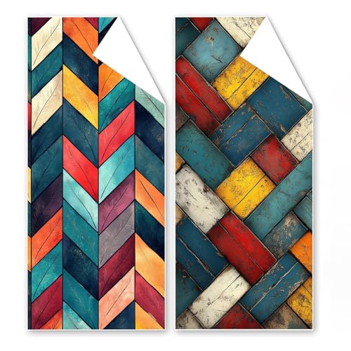 Strandtuch Mikrofaser Handtuch 220x100 cm, 2er Set Farbgeometrie Strandtuch, Schnell Trocknendes Microfaser Handtücher, Leichtes, Sandfreies Stranddecke für Reise Schwimmen Camping, mit Tasche G1-17 Strandtuch Mikrofaser Handtuch 220x100 cm, 2er Set Farbgeometrie Strandtuch, Schnell Trocknendes Microfaser Handtücher, Leichtes, Sandfreies Stranddecke für Reise Schwimmen Camping, mit Tasche G1-17 von Binaoung