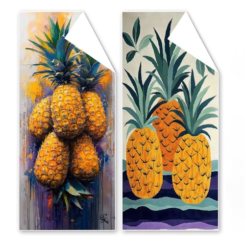 Strandtuch Mikrofaser Handtuch 80x180 cm, 2er Set Gelbe Ananas Strandtuch, Schnell Trocknendes Microfaser Handtücher, Leichtes, Sandfreies Stranddecke für Reise Schwimmen Camping, mit Tasche G1-1 Strandtuch Mikrofaser Handtuch 80x180 cm, 2er Set Gelbe Ananas Strandtuch, Schnell Trocknendes Microfaser Handtücher, Leichtes, Sandfreies Stranddecke für Reise Schwimmen Camping, mit Tasche G1-1 von Binaoung