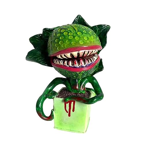 BinaryABC Halloween Horror Piranha Pflanze Blume Garten Statue Kannibale Pflanze Figuren, Halloween Gruselige Requisiten von BinaryABC