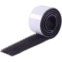 Binder Band 75763-H1 Klettband zum Aufkleben Pilzkopf (L x B) 5000mm x 25mm Schwarz 1St. von Binder Band