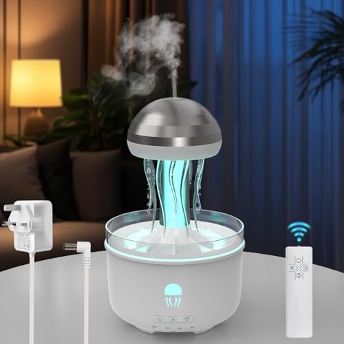 Essential Oil Diffuser for Home,300ml Aromatherapieraum Diffusor mit 7 Farb -LED -Leuchten, Fernbedienung, 2/4/8 Stunden Timer, Regenbefeuchter und Lufterfrischer Diffusor Essential Oil Diffuser for Home,300ml Aromatherapieraum Diffusor mit 7 Farb -LED -Leuchten, Fernbedienung, 2/4/8 Stunden Timer, Regenbefeuchter und Lufterfrischer Diffusor von Bindokun
