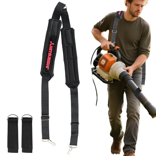 Schultergurt für Laubbläser, Universell Laubsauger Tragegurt, Verstellbarer & Ergonomischer Langer Gurt für Laubsauger, Laubgebläse Leaf Blower Garten Rasen Ersatzteile von Bindokun