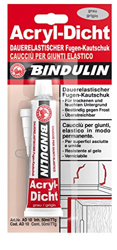 Acryl-Dicht 45 ml Tube SB Farbe grau oder weiss (grau) von E-Com24 von Bindulin