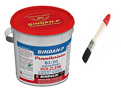 BINDAN-P Propellerleim® -das Original inklusive 1 Pinsel von E-Com24 zum Auftragen (350 gr.) von Bindulin