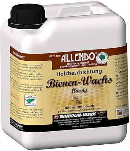 Bienenwachs flüssig 5 Liter Dose Farbe: natur inkl. Microfasertuch von E-Com24 Bienenwachs flüssig 5 Liter Dose Farbe: natur inkl. Microfasertuch von E-Com24 von Bindulin