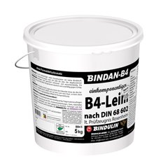 Bindan-B4 (1-Komponenten-B4-Leim) inkl. Pinsel und Leimspachtel (5 Kilogramm) von Bindulin