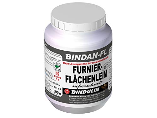 Bindan-FL Flächenleim inkl. 1 Leimspachtel und Pinsel (800 gr) von Bindulin