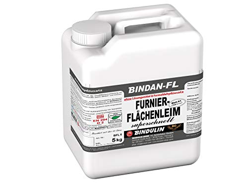 Bindan-FL Flächenleim inkl. Pinsel und Leimspachtel (5 kg) von Bindulin