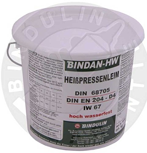 Bindan-HW Pulverleim Heispressenleim hoch wasserfest (1.500 Gramm) von Bindulin