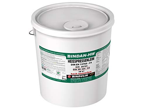 Bindan-HW Pulverleim Heispressenleim hoch wasserfest (6 Kilogramm) von Bindulin