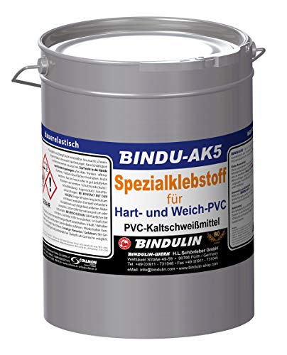 Bindu-AK5 PVC-Kleber hart- und weichkleber (9,2 Kilogramm) von Bindulin