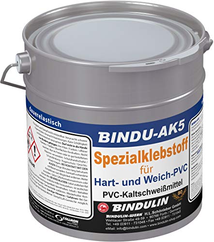 Bindulin BINDU-AK5 PVC-Kleber für verschweißte Verbindungen (2 Kg) von Bindulin
