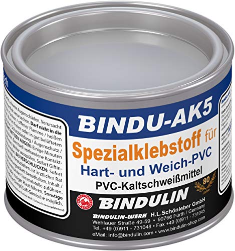 Bindulin BINDU-AK5 PVC-Kleber für verschweißte Verbindungen (350g) von Bindulin