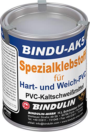 Bindulin BINDU-AK5 PVC-Kleber für verschweißte Verbindungen (670g) von Bindulin