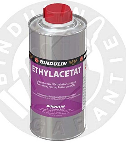 Ethylacetat flüchtiges Reinigungsmittel 250 ml rein inkl. 1 elastisches Microfasertuch von E-Com24 von Bindulin