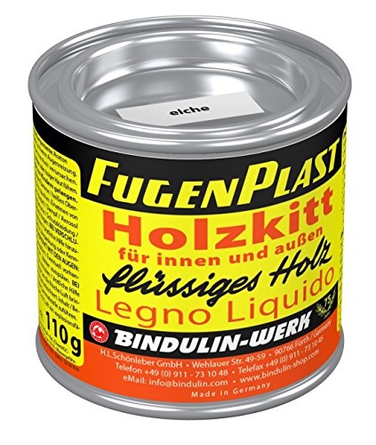 Fugenplast Holzkitt 110 g - verschiedene Farben (eiche) von Bindulin