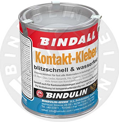 Kontaktkleber hell 700 g Dose inkl.1 Pinsel zum Auftragen Kontaktkleber hell 700 g Dose inkl.1 Pinsel zum Auftragen von Bindulin