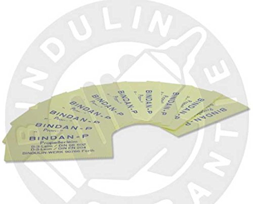 Leimspachtel-P Set 10 Stück lose inkl. Pisel und Mikrofasertuch von Bindulin