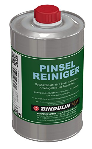 Pinselreiniger 500 ml Flasche von Bindulin