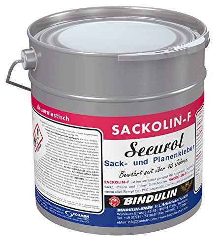 Bindulin Planenkleber Sackolin-F Planenkleber inkl. 1 Pinsel zum Auftragen (2 kg) von Bindulin