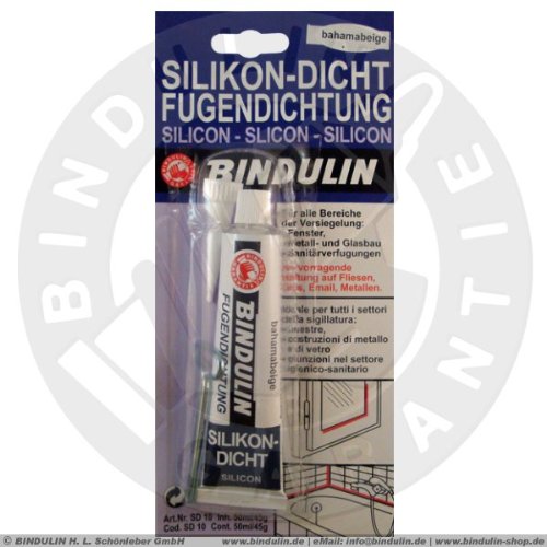 Bindulin Silikon-Dicht Fugendichtung bahama-beige 50 ml Bindulin Silikon-Dicht Fugendichtung bahama-beige 50 ml von Bindulin