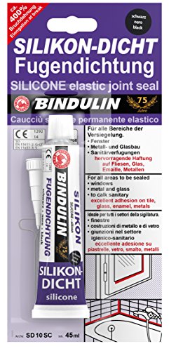 Silikon-Dicht Fugendichtung schwarz 50 ml von Bindulin