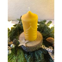 Bienenwachs Stumpe Tannenbaum Mit Stern 100% Bienenwachs Stumpe Tannenbaum Mit Stern 100% von BinesImkerei