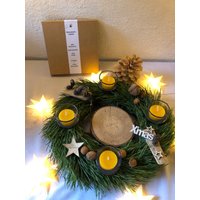 Bienenwachs Teelichter Ohne Hülle Standard 15 + 1 Glas 100% Im Karton Bienenwachs Teelichter Ohne Hülle Standard 15 + 1 Glas 100% Im Karton von BinesImkerei