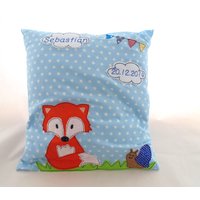 Kinderkissen Personalisierbar Mit Namen Und Motiv von BinesZauberwerkstatt