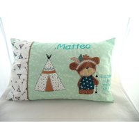 Kinderkissen Personalisiert Mit Namen Und Motiv von BinesZauberwerkstatt