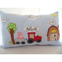 Kinderkissen Personalisiert Mit Namen Und Motiv Kinderkissen Personalisiert Mit Namen Und Motiv von BinesZauberwerkstatt