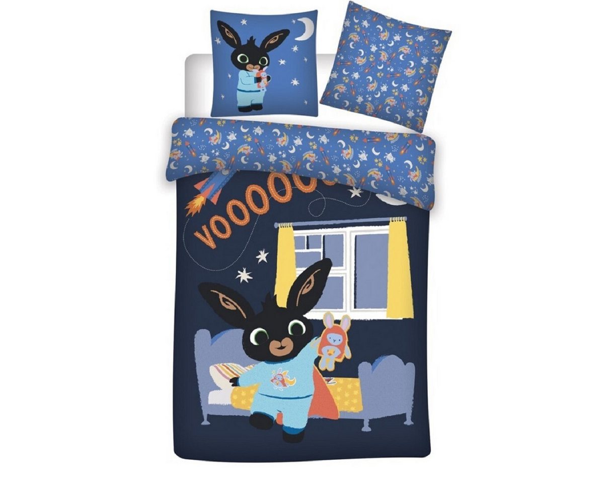 Bing Bettwäsche - Set – 1x Deckenbezug 140x200 & 1x Kissenbezug 65x65 cm für Kinder, Baumwolle, 2 teilig, perfekt für Kinderzimmer Bing Bettwäsche - Set – 1x Deckenbezug 140x200 & 1x Kissenbezug 65x65 cm für Kinder, Baumwolle, 2 teilig, perfekt für Kinderzimmer von Bing