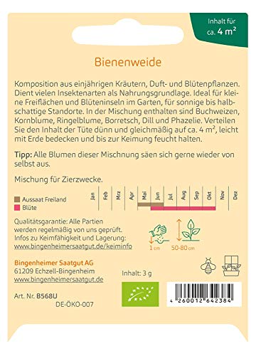 Bingenheimer Saatgut AG Mischung Bienenweide (2 x 1 Stk) von Bingenheimer Saatgut AG